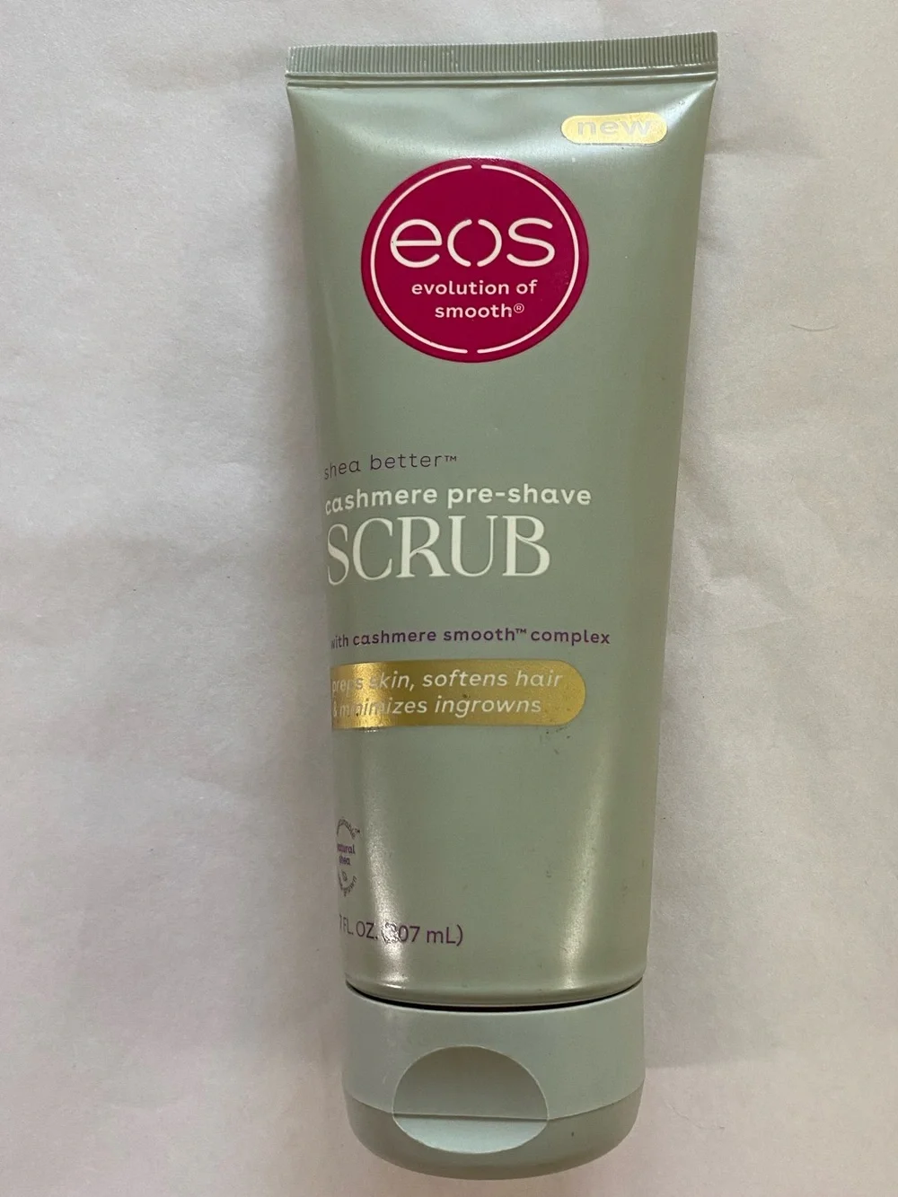 eos Cashmere Pre-Shave Scrub